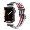 Luxury British Style Leather Apple Watch Bands for iWatch All Series