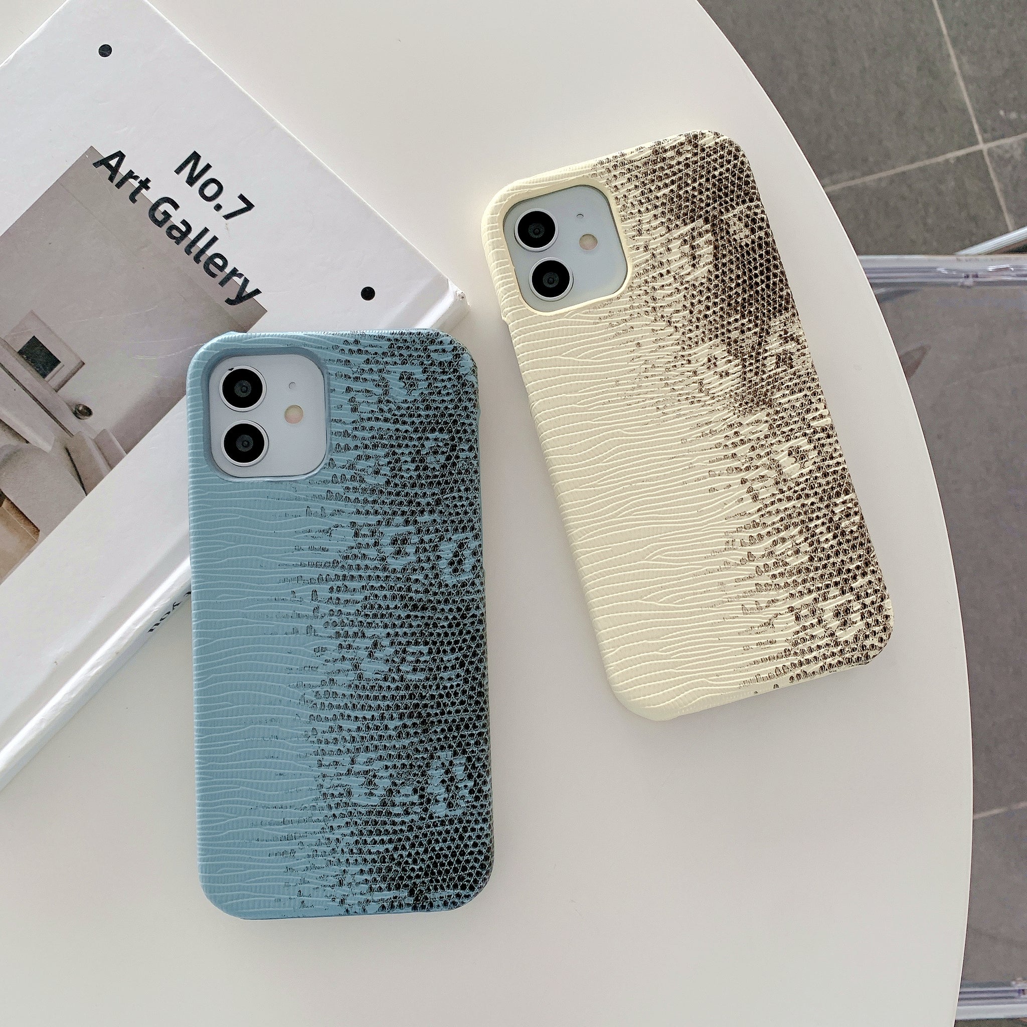 Luxury Lizard Skin Pattern iPhone Cases for Series 14 13 12 11 X Xs XR Pro Max 8 7 Plus
