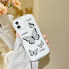 Cute Wavy Butterfly Pattern iPhone Cases for Series 14 13 12 11 X Xs XR Pro Max
