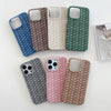 Vintage Woven Pattern iPhone Cases for Series 14 13 12 11 Pro Max
