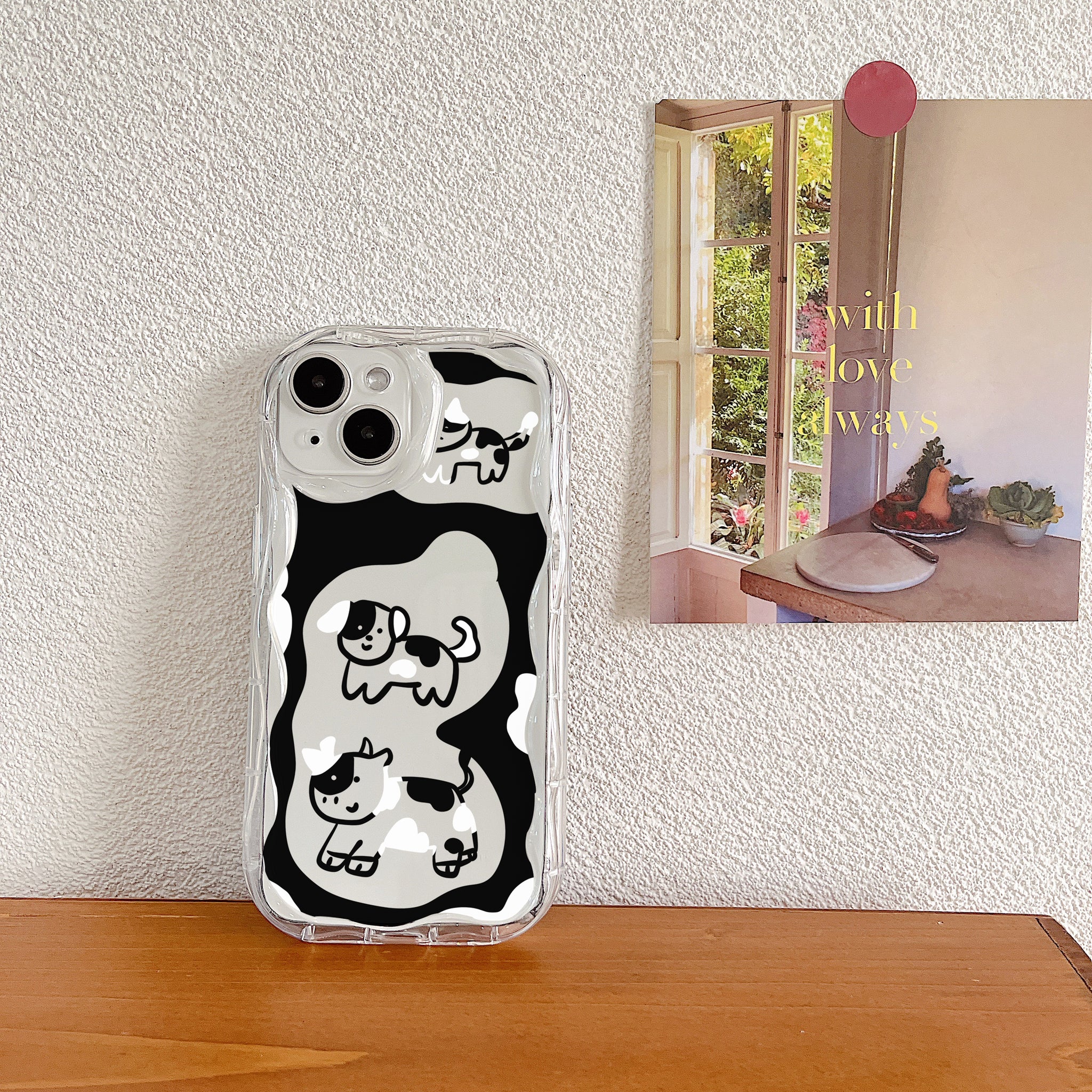 Cute Cow iPhone Cases for Series 14 13 12 11 X Xs XR Pro Max Mini