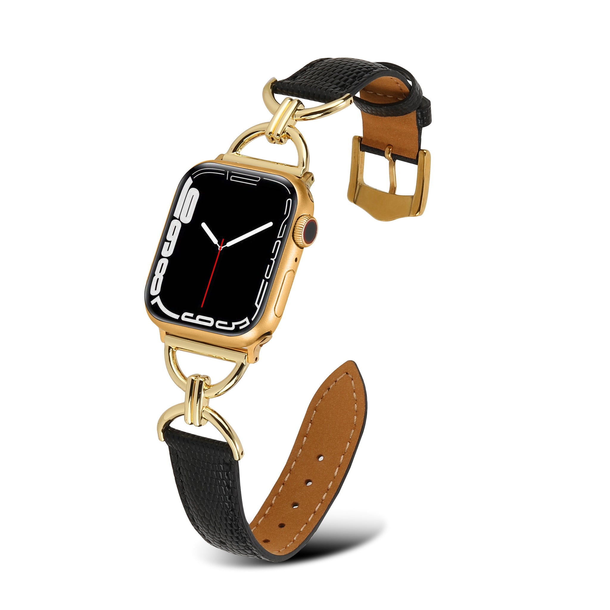 Luxury Leather with Metal Buckle Apple Watch Bands for iWatch All Series