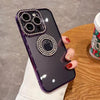Luxury Rhinestone Electroplated Transparent Case For iPhone 11 12 13 14 Pro Max