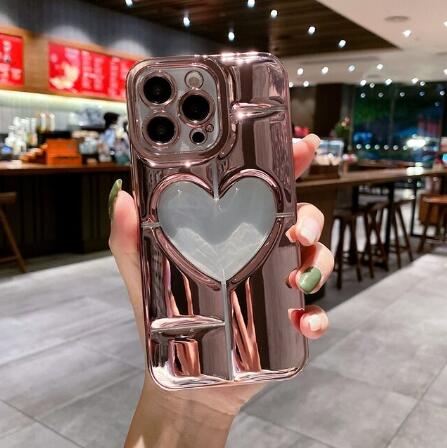 Luxury Soft Love Heart Phone Case For iPhone 14 13 12 11 Pro Max