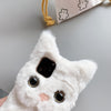 Cute Cat Plush iPhone Cases for Series 14 13 12 11 X Xs Pro Max