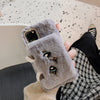 Cute Kitten Wristband Plush iPhone Cases for Series 14 13 12 11 X Xs Pro Max