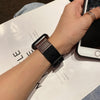 Sporty Nylon with Leather Apple Watch Bands for iWatch All Series