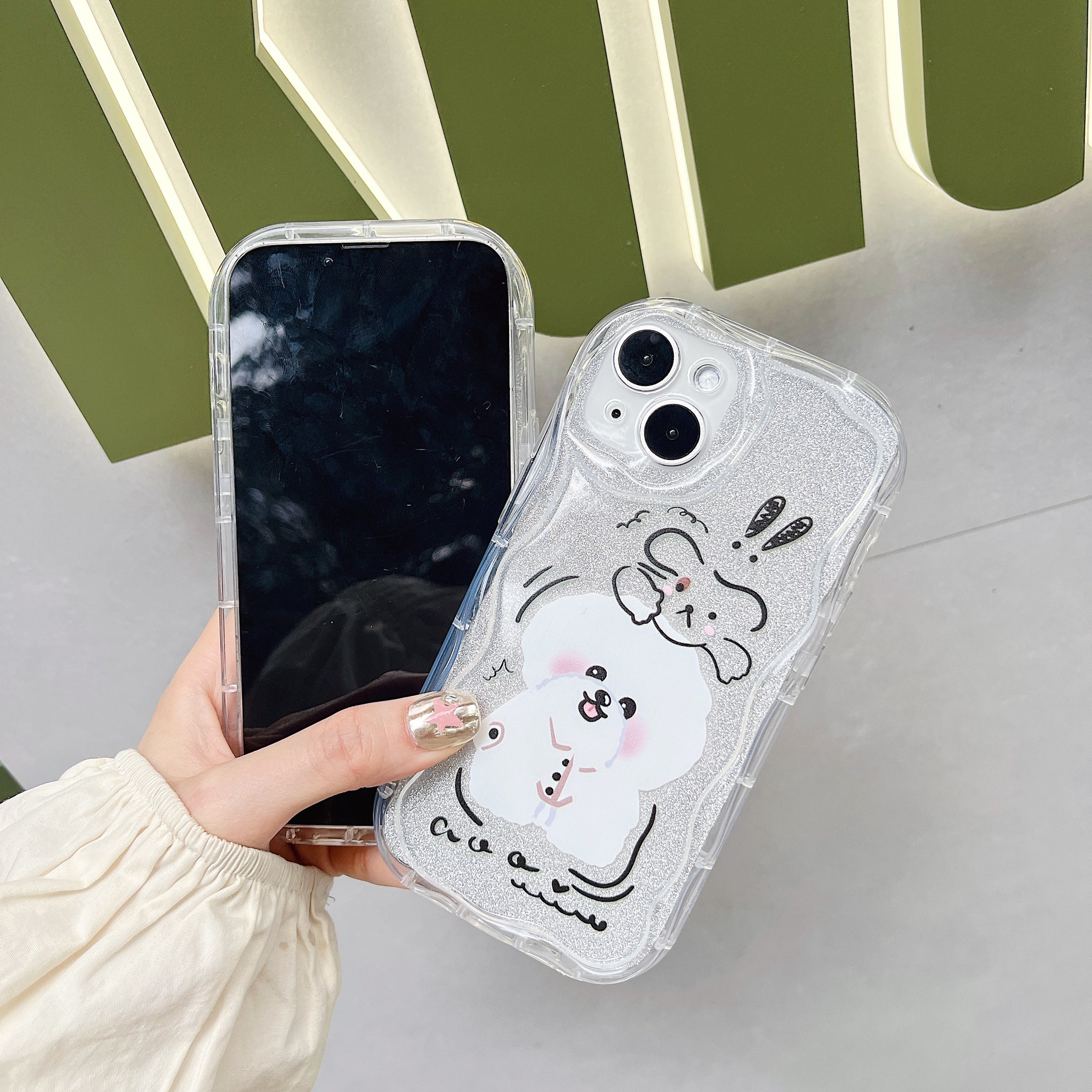 Cute Puppy Pattern iPhone Cases for Series 14 13 12 11 X Xs XR Pro Max Mini