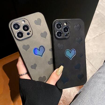 Luxury Cortex Love Heart Phone Case for iPhone 14 13 12 11 Pro Max