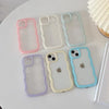 Soft Wavy Candy Color Cases For iPhone 11 12 13 14 Pro Max