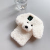Cute Teddy Dog Plush iPhone Cases for Series 14 13 12 11 Pro Max X Xs XR