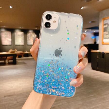 Luxury Glitter Clear iPhone Case for Series 11 12 13 14 Pro Max