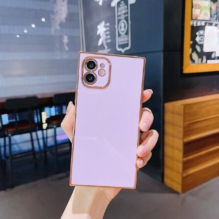 Soft Square Electroplated Phone Case For iPhone 11 X Xs Max 7 8 Plus