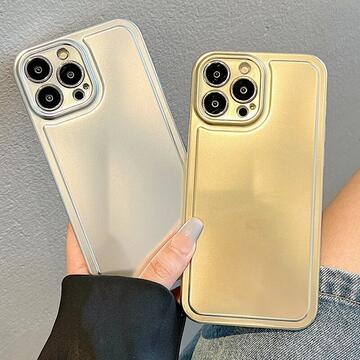 Luxury Soft Electroplated Metal Colored Phone Cases For iPhone 11 12 13 14 Pro Max Plus