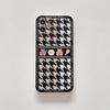 Grid iPhone Cases With Cute Pattern for iPhone 13 12 11 X Xs XR Pro Max 8 7 Plus