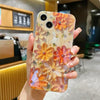 Flower Glitter Laser Case For iPhone 11 12 13 X Series