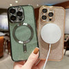 Luxury Electroplate Magsafe Wireless Charge Phone Case For iPhone 14 13 12 11 Pro Max
