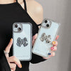 Luxury Glitter Bling Diamond Bow Tie Transparent Case for iPhone 11 12 13 Pro Max