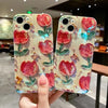 Flower Glitter Laser Phone Case For iPhone 11 12 13 Pro Max X XS XR 7 8 Plus