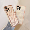 Bear and Rabbit Case for iPhone 13 12 11 X XR Pro Max 8 7 Plus