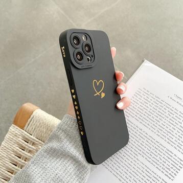 Soft Love Heart Phone Case For iPhone 11 12 13 14 Pro Max XS Max X XR