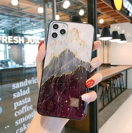 Gold Foil Phone Case For iPhone XS Max X XR 7 8 SE 2020