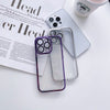 Luxury Electroplated Transparent Case For iPhone 14 13 12 11 Pro Max