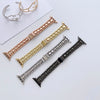 Luxury Double-Bead Style Metal Chain Link Apple Watch Bands for iWatch All Series