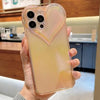 Transparent Love Heart Laser Phone Case For iPhone 11 12 13 Pro Max XS X XR 7 8 Plus