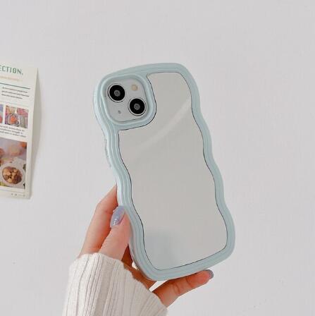 Wavy Lines Mirror  Case For iPhone 11 12 13 X Series