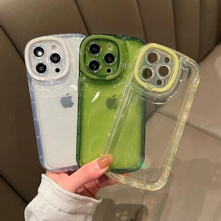 Camera Lens Ring Stand Cases for iPhone 14 13 12 11 Pro Max Soft Candy Colors